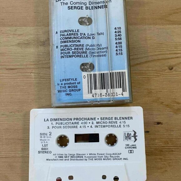 Serge Blenner – La Dimension Prochaine Vintage Cassette Tapes C11 - Picture 2 of 2